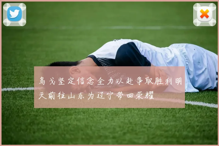 乌戈坚定信念全力以赴争取胜利明天前往山东为辽宁带回荣耀